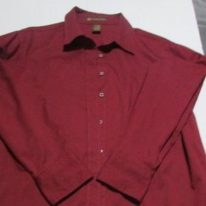 Long Sleeve Dress Shirt - Harriton XL  - 2 Maroon, 1 Ivory